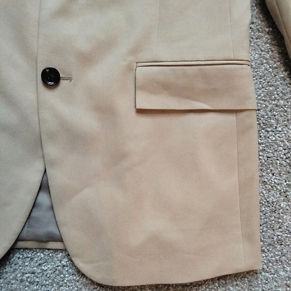 NWT 42R J.Crew Factory Thompson University Blazer TruTemp Khaki Twill Sport Coat - Picture 8 of 15